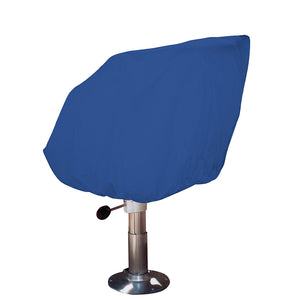 Taylor Made Helm/Bucket/Fixed Back Boat Seat Cover - Rip/Stop Polyester Navy [80230] - Point Supplies Inc.