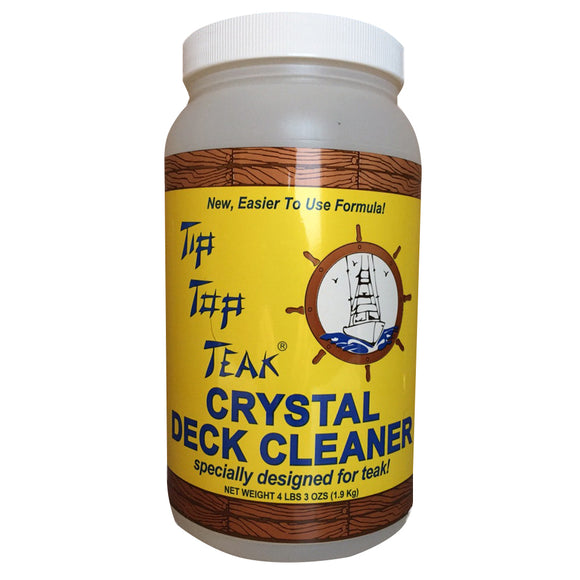Tip Top Teak Crystal Deck Cleaner - Half Gallon (4lbs 3oz) [TC 2001] - Point Supplies Inc.