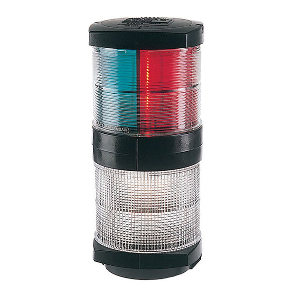 Hella Marine Tri-Color Navigation Light/Anchor Navigation Lamp- Incandescent - 2nm - Black Housing - 12V [002984601] - Point Supplies Inc.