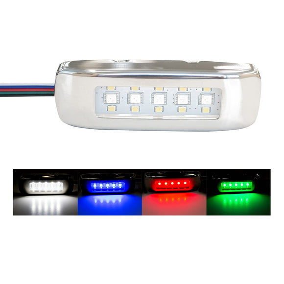 Innovative Lighting RGBW Tri-Lite w/Stainless Steel Bezel [055-43250-7] - Point Supplies Inc.