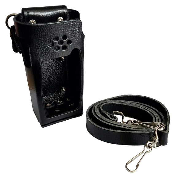 Standard Horizon Leather Case w/Belt Loop  Shoulder Strap [SHC-18] - Point Supplies Inc.