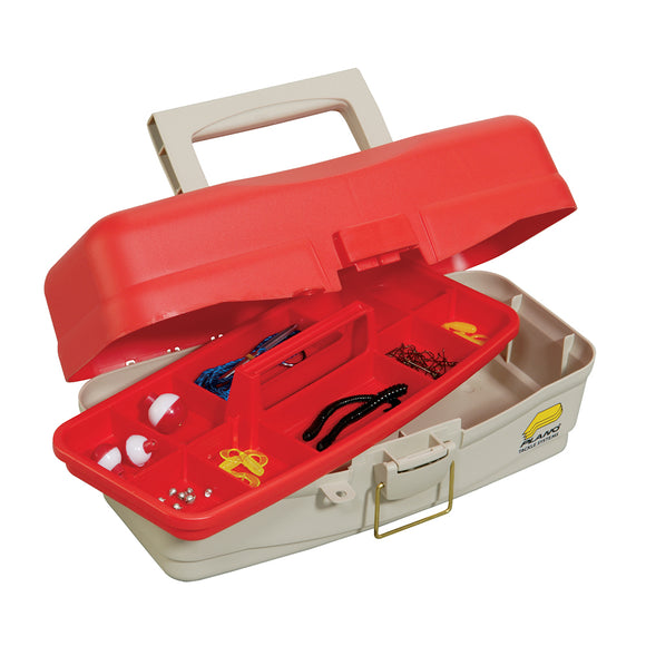 Plano Take Me Fishing Tackle Kit Box - Red/Beige [500000] - Point Supplies Inc.