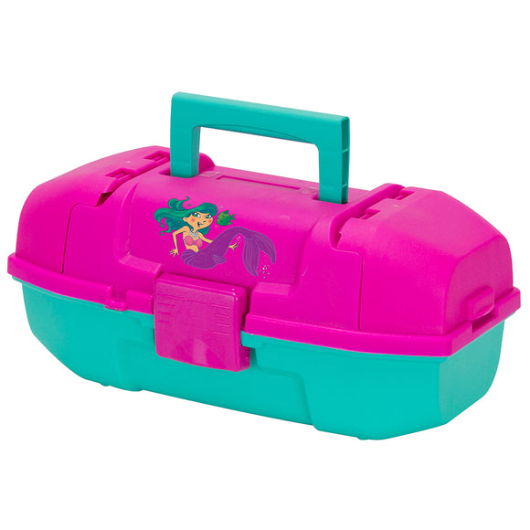 Plano Youth Mermaid Tackle Box - Pink/Turquoise [500102] - Point Supplies Inc.