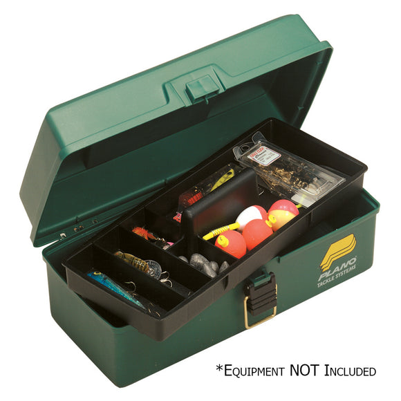 Plano One-Tray Tackle Box - Green [100103] - Point Supplies Inc.