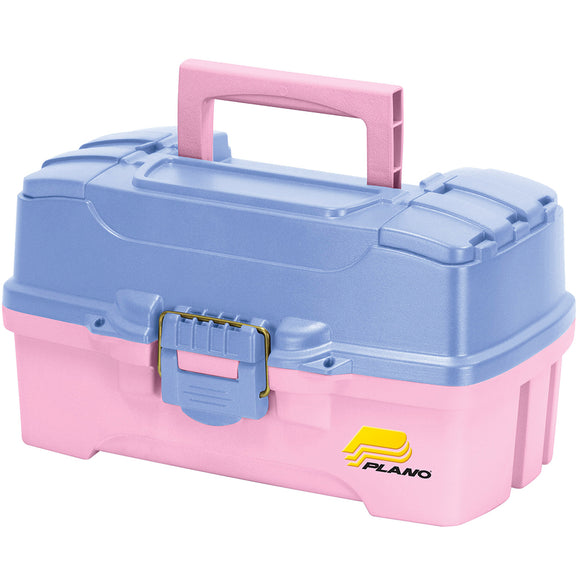 Plano Two-Tray Tackle Box w/Duel Top Access - Periwinkle/Pink [620292] - Point Supplies Inc.