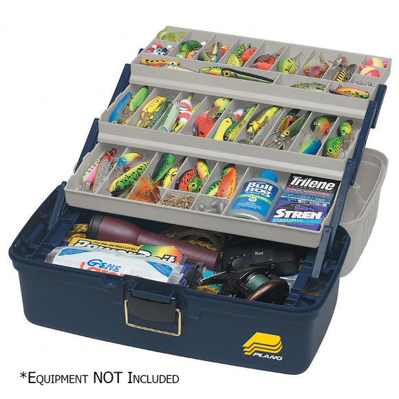 Plano Three-Tray Fixed Compartment Tackle Box - XL [613306] - Point Supplies Inc.