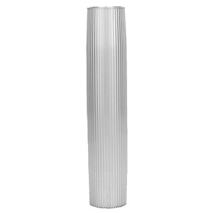 TACO Aluminum Ribbed Table Pedestal - 2-3/8" O.D. - 26" Length [Z60-8266VEL26-2] - Point Supplies Inc.