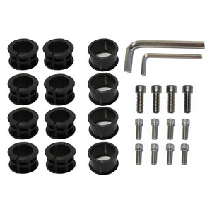 SurfStow SUPRAX Parts Kit - 12-Bolts, 3 Sizes of Inserts, 2-Allen Wrenches [59001] - Point Supplies Inc.