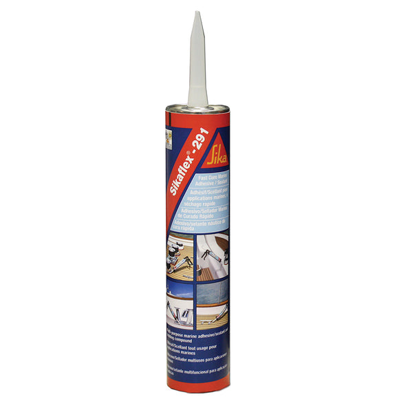 Sika Sikaflex 291 Fast Cure Adhesive  Sealant 10.3oz(300ml) Cartridge - White [90919] - Point Supplies Inc.