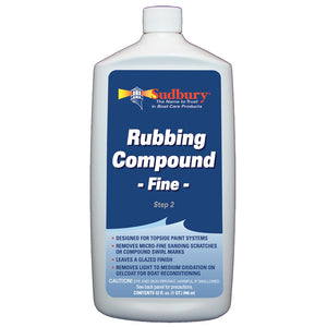 Sudbury Rubbing Compund Fine - Step 2 - 32oz Fluid [442] - Point Supplies Inc.