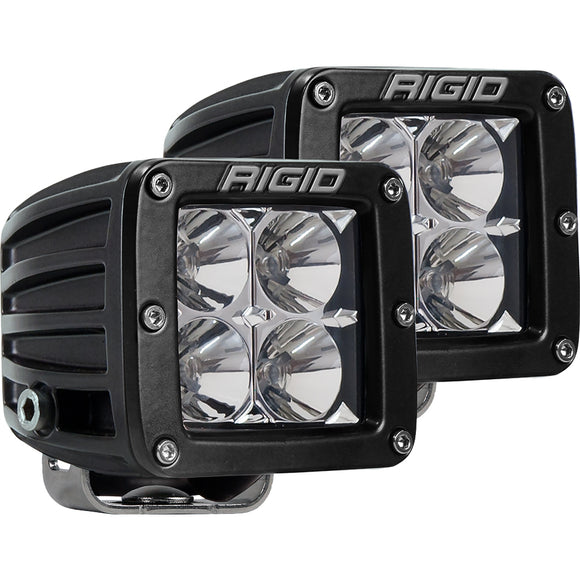 RIGID Industries D-Series PRO Hybrid-Flood LED - Pair - Black [202113] - Point Supplies Inc.