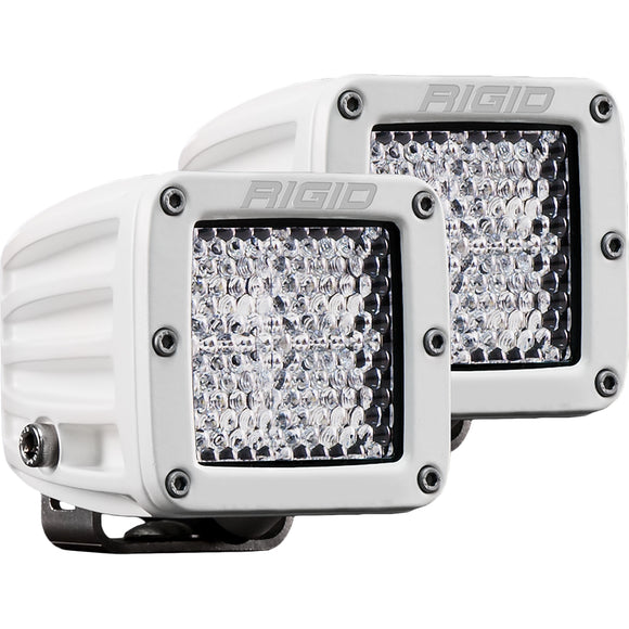 RIGID Industries D-Series PRO Hybrid-Diffused LED - Pair - White [602513] - Point Supplies Inc.