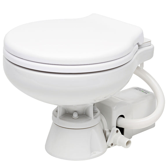 Johnson Pump AquaT Electric Marine Toilet - Super Compact - 12V [80-47626-01] - Point Supplies Inc.