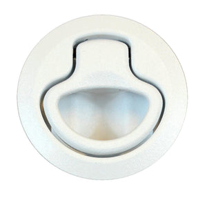 Southco Flush Pull Latch - Pull To Open - Non-Locking White Plastic [M1-63-1] - Point Supplies Inc.