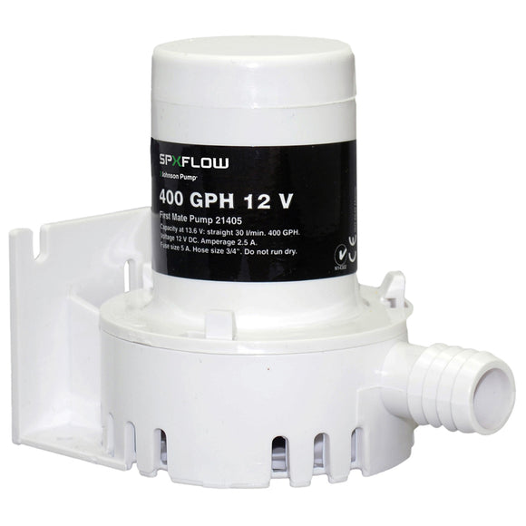 Johnson Pump 400 GPH Bilge Pump - 12V [JP-21405] - Point Supplies Inc.