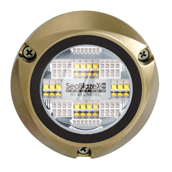 Lumitec SeaBlazeX2 Spectrum LED Underwater Light - Full-Color RGBW [101515] - Point Supplies Inc.
