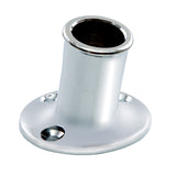 Whitecap Top-Mounted Flag Pole Socket CP-Brass - 3-4" ID [S-5001] - point-supplies.myshopify.com
