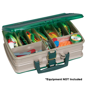 Plano Double-Sided 20-Compartment Satchel - Sandstone/Green [112000] - Point Supplies Inc.