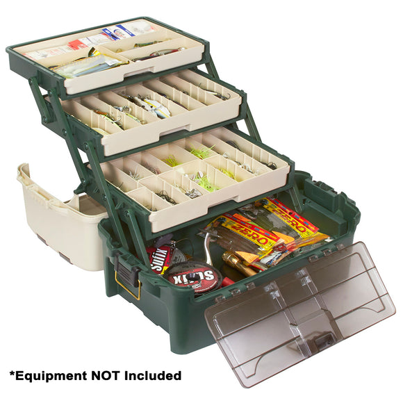 Plano Hybrid Hip 3-Tray Tackle Box - Forest Green [723300] - Point Supplies Inc.