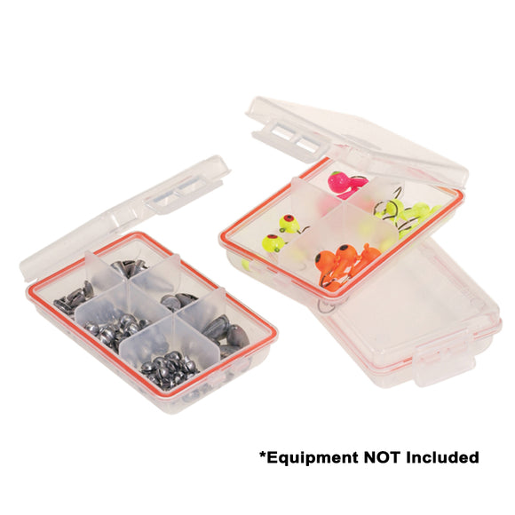 Plano Waterproof Terminal 3-Pack Tackle Boxes - Clear [106100] - Point Supplies Inc.