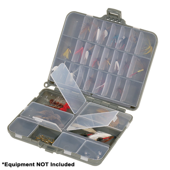 Plano Compact Side-By-Side Tackle Organizer - Grey/Clear [107000] - Point Supplies Inc.