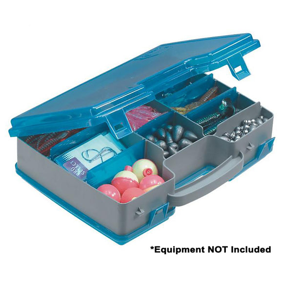 Plano Double-Sided Adjustable Tackle Organizer Large - Silver/Blue [171502] - Point Supplies Inc.