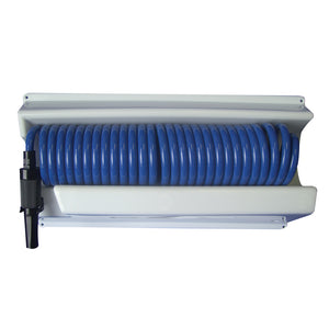 Whitecap 25 Blue Coiled Hose w-Mounting Case [P-0443] - point-supplies.myshopify.com