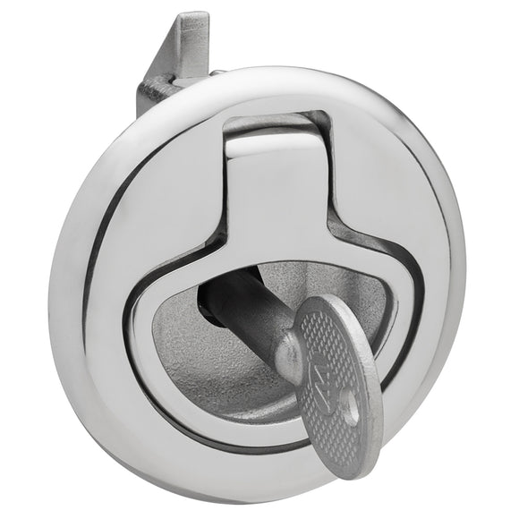 Whitecap Slam Latch Stainless Steel Locking Ring Pull [6136C] - point-supplies.myshopify.com