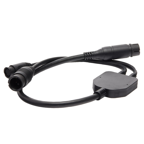 Raymarine Adapter Cable - 25-Pin to 9-Pin  8-Pin - Y-Cable to DownVision  CP370 Transducer to Axiom RV [A80494] - Point Supplies Inc.