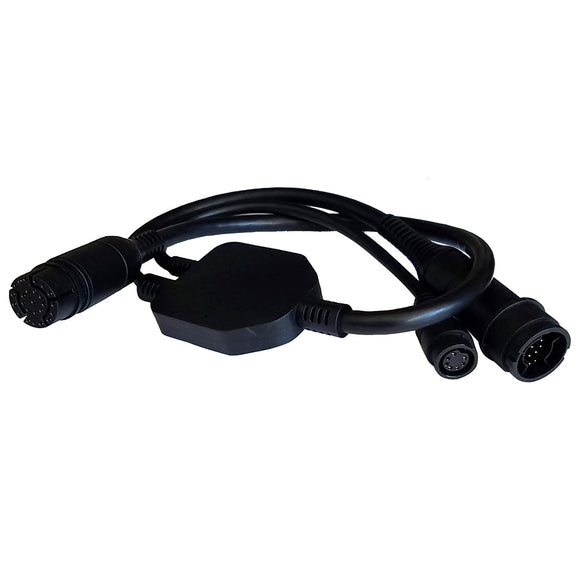 Raymarine Adapter Cable 25-Pin to 25-Pin  7-Pin - Y-Cable to RealVision  Embedded 600W Airmar TD to Axiom RV [A80491] - Point Supplies Inc.