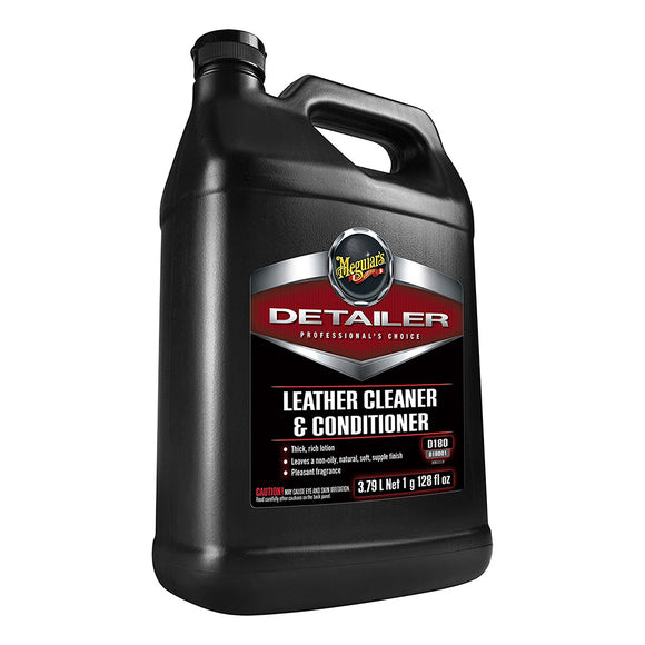 Meguiars Detailer Leather Cleaner  Conditioner - 1-Gallon [D18001] - Point Supplies Inc.