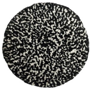 Presta Wool Compounding Pad - Black  White Heavy Cut [890146] - Point Supplies Inc.