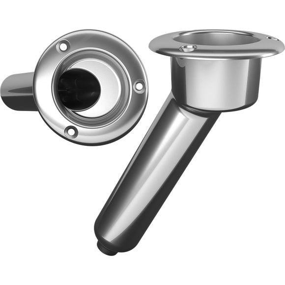 Mate Series Stainless Steel 30 Rod  Cup Holder - Drain - Round Top [C1030D] - Point Supplies Inc.