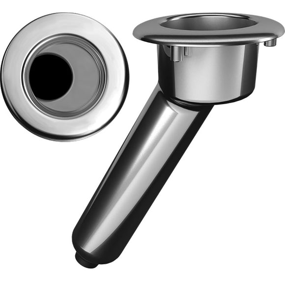 Mate Series Elite Screwless Stainless Steel 30 Rod  Cup Holder - Drain - Round Top [C1030DS] - Point Supplies Inc.