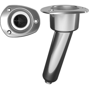 Mate Series Stainless Steel 15 Rod  Cup Holder - Drain - Oval Top [C2015D] - Point Supplies Inc.