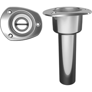 Mate Series Stainless Steel 0 Rod  Cup Holder - Open - Oval Top [C2000ND] - Point Supplies Inc.