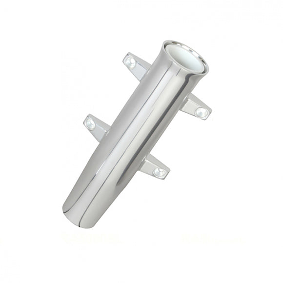 Lees Aluminum Side Mount Rod Holder - Tulip Style - Silver Anodize [RA5000SL] - Point Supplies Inc.