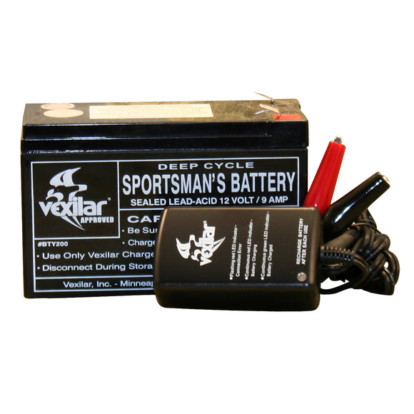 Vexilar Battery  Charger [V-120] - point-supplies.myshopify.com