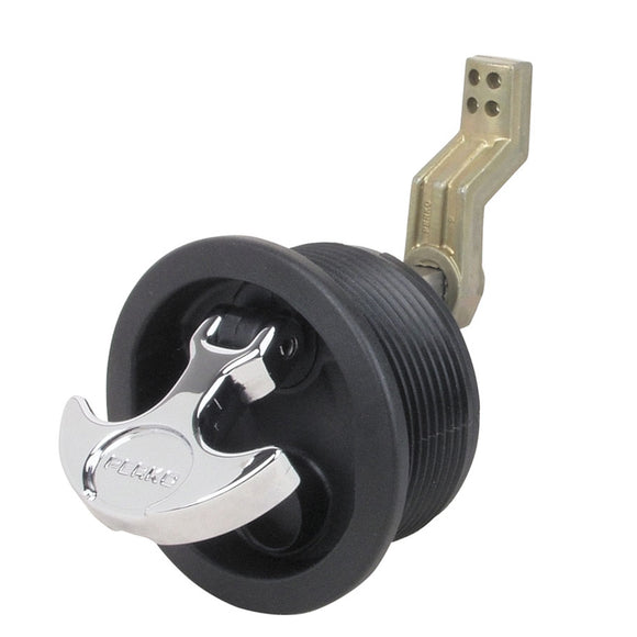 Perko Surface Mount Latch f/Smooth  Carpeted Surfaces w/Offset Cam Bar [1092DP1BLK] - Point Supplies Inc.