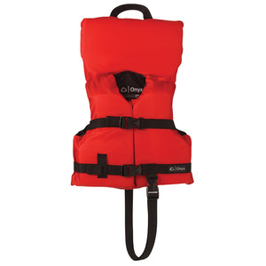 Onyx Nylon General Purpose Life Jacket - Infant/Child Under 50lbs - Red [103000-100-000-12] - Point Supplies Inc.