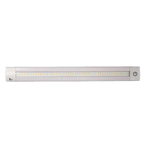 Lunasea Adjustable Linear LED Light w/Built-In Dimmer - 12" Length, 12VDC, Warm White w/ Switch [LLB-32KW-01-00] - Point Supplies Inc.