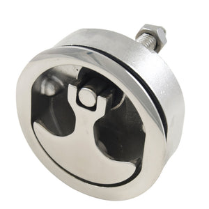 Whitecap Compression Handle Stainless Steel Non-Locking 3" OD - 1-4 Turn [S-8235C] - point-supplies.myshopify.com