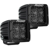RIGID Industries D-Series Pro Spot Diffused Midnight Surface Mount - Pair [202513BLK] - Point Supplies Inc.