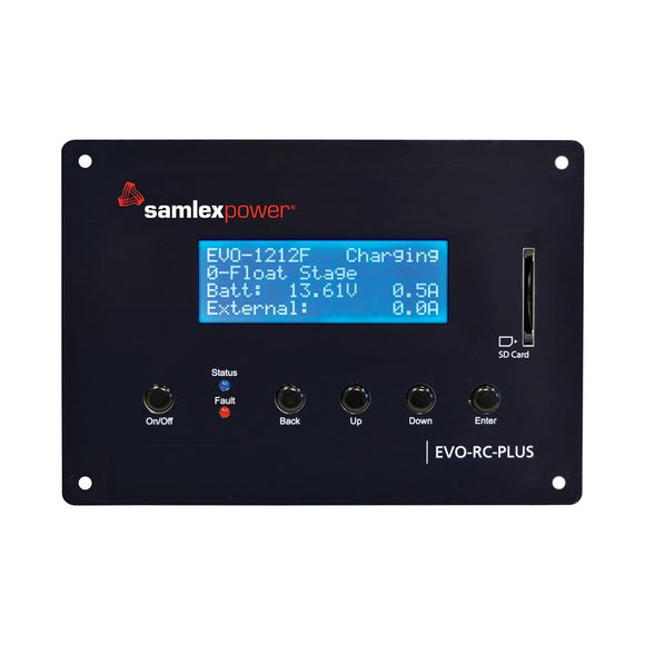 Samlex Programmable Remote Control f/Evolution F Series Inverter/Charger - Optional [EVO-RC-PLUS] - Point Supplies Inc.