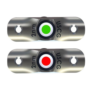TACO Rub Rail Mounted LED Navigation Light Set - 2-1/2" [F38-6800D] - Point Supplies Inc.