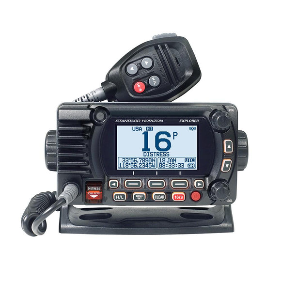 Standard Horizon GX1800G Fixed Mount VHF w/GPS - Black [GX1800GB] - Point Supplies Inc.