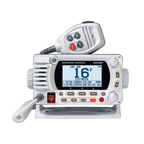 Standard Horizon GX1800G Fixed Mount VHF w/GPS - White [GX1800GW] - Point Supplies Inc.