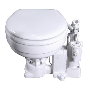 Raritan PH PowerFlush Electric/Manual Toilet - Marine Size - 12v - White [P101E12] - Point Supplies Inc.