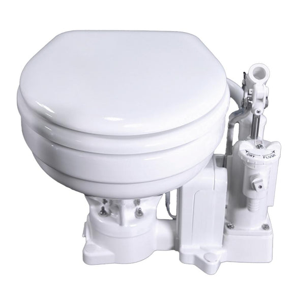Raritan PH PowerFlush Electric/Manual Toilet - Household Size - 12v - White [P102E12] - Point Supplies Inc.