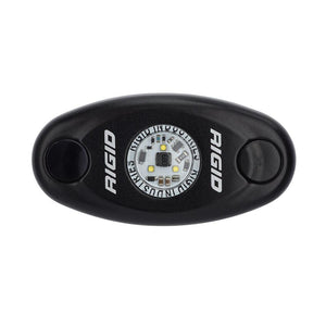 RIGID Industries A-Series Black High Power LED Light Single - Red [480103] - Point Supplies Inc.